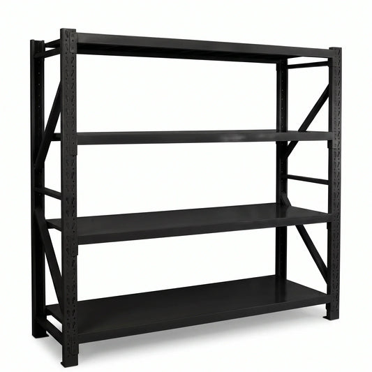 Heavy Duty Shelve Racking NZ | Black & Silver | Deals Direct NZ