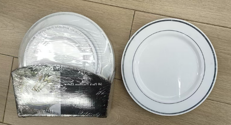Plastic 10" Plate 50pc 008-16