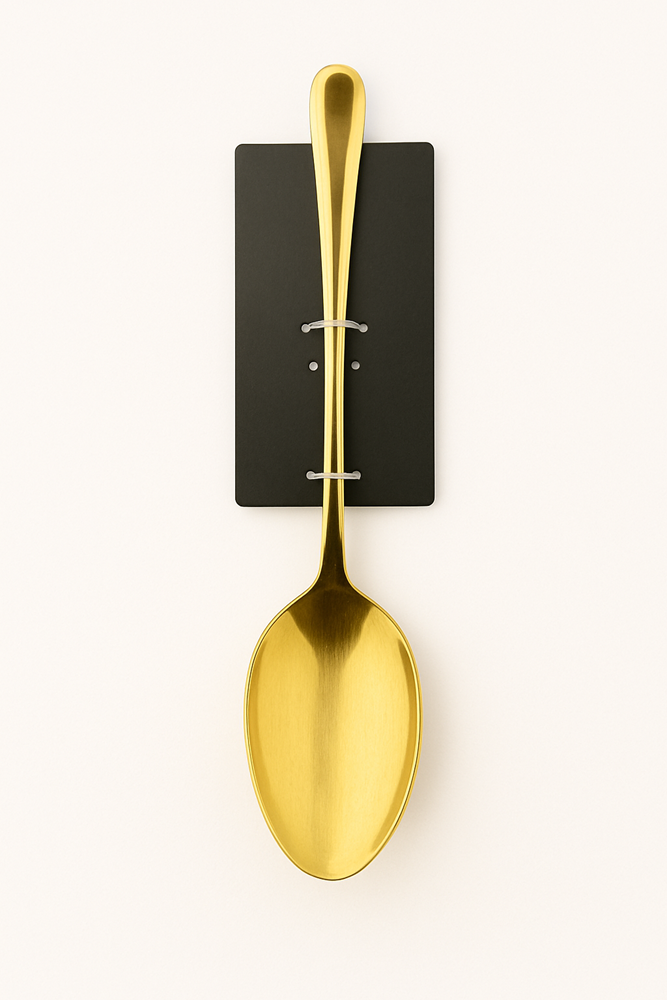 Stainless Steel Serving Spoon Gold 0397 802-4
