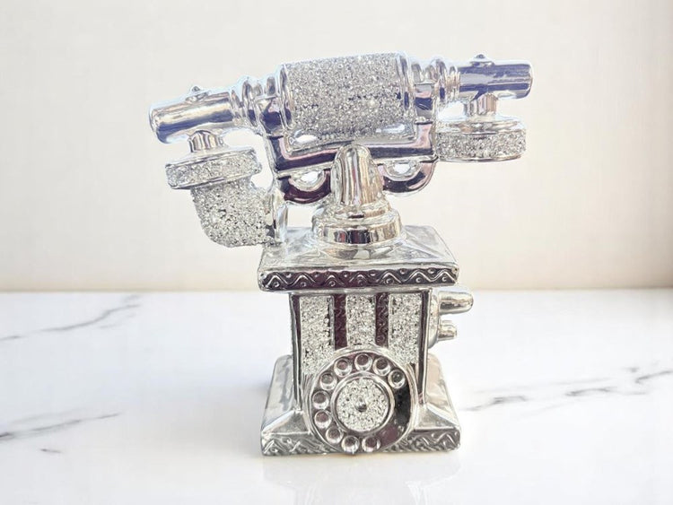 Crushed Crystal Telephone Decor