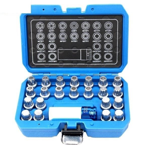 BMW Wheel Lock Screw Socket 21pc A-9 25539