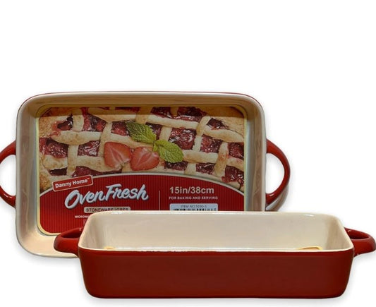 Baking Pan Stoneware 15"/38CM 1030-5