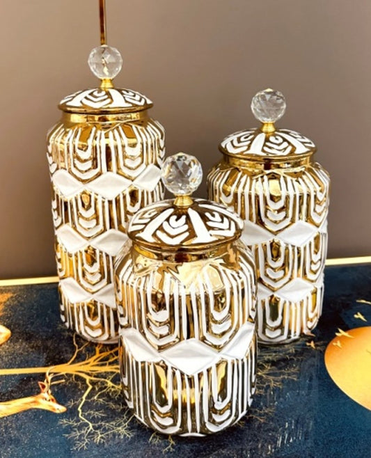 Tea Jar Decor 1078-1