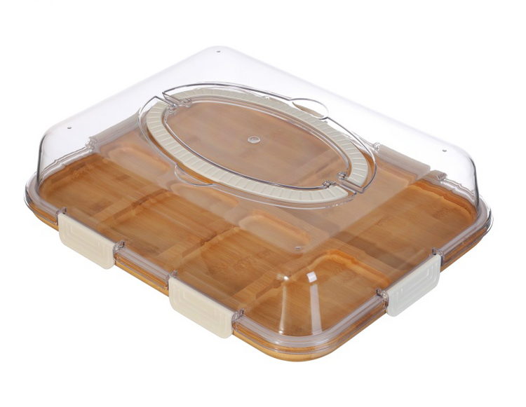Compartment Tray with Lid 1204
