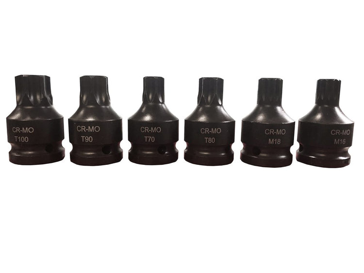 Sockets 6pc 3/4" DR Bit 25546