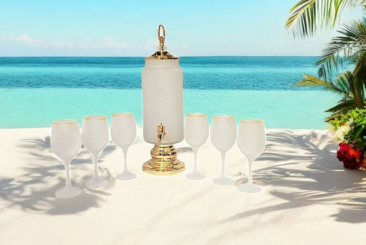 Dispenser and Cup 7pc 1345-1 6020