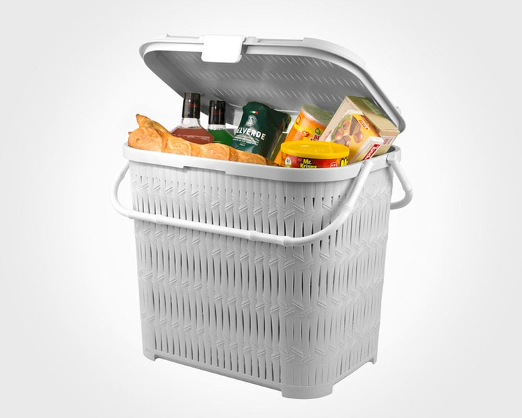 Picnic Basket With Lid 1548