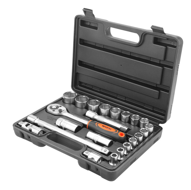 SOCKET SET 22PCS 1/2 DR WOKIN 155222