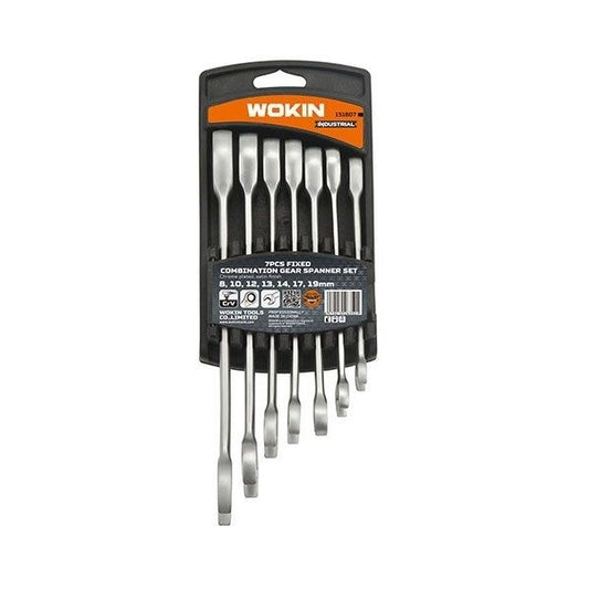 Fixed Combination Gear Spanner 7pc 151807