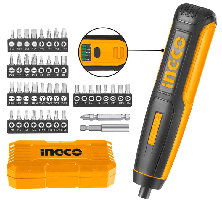 Cordless Screwdriver 4V with bits CSDLI0403