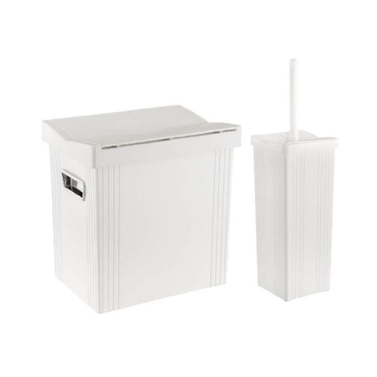 Rectangle Dustbin & Brush 173200
