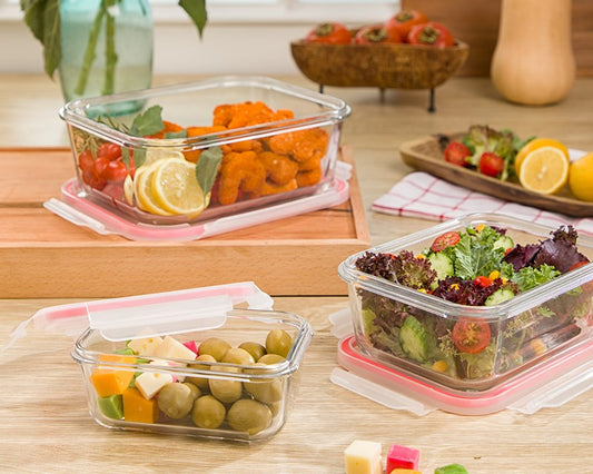 Glass Container 3pc 180635