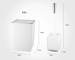 Square Bathroom 6pc Set 180800