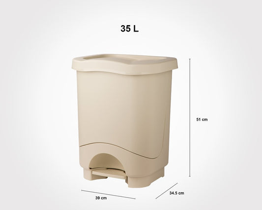 Rubbish Bin Trash Can 35L 185635