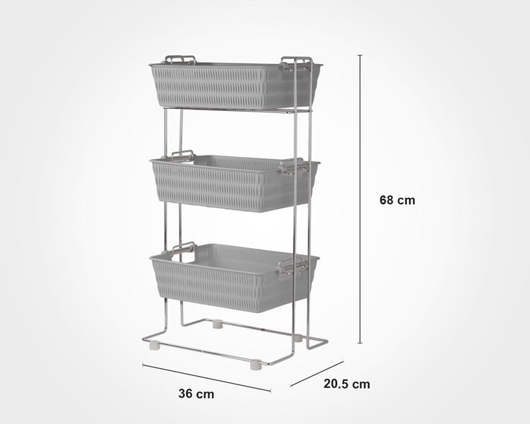 Rectangle Potato and Onion Rack 3 Tier 186000