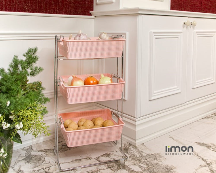 Rectangle Potato and Onion Rack 3 Tier 186000