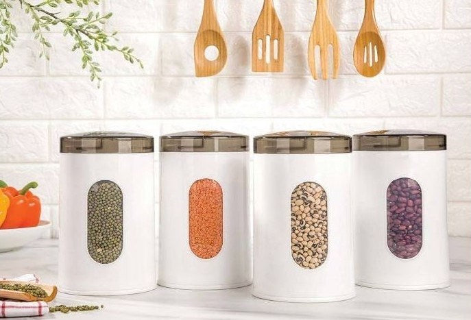 Plastic Storage Canister Jar 1.6L 1980