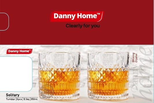 Solitary 6pc Glass Cup Set 1988-141