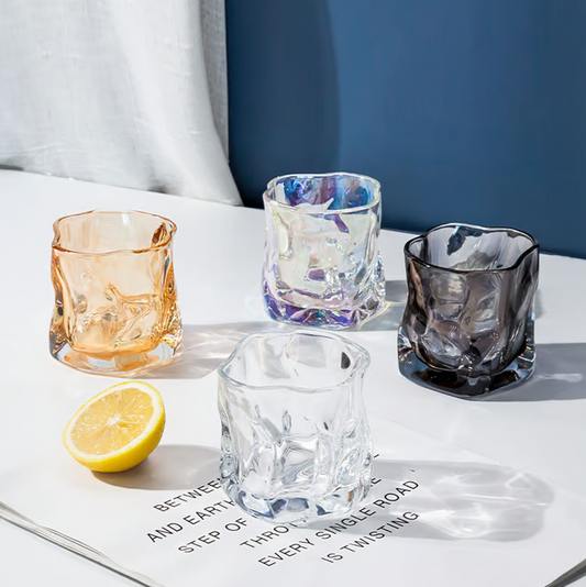 4pc Glass Cup Set 1988-51