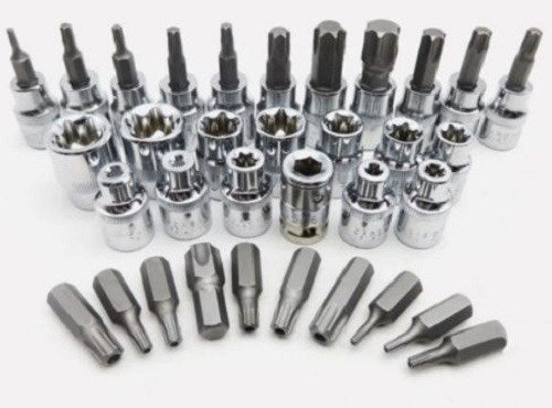 E-Torx Socket 34pc 1/4'' 3/8'' DR