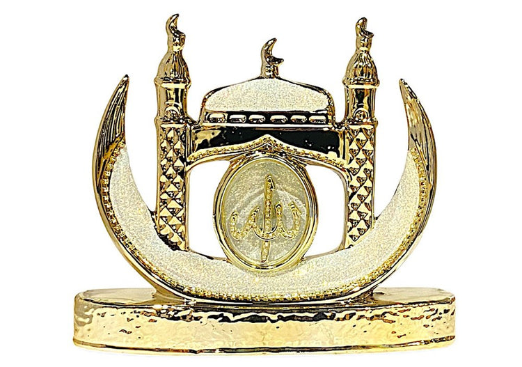 Silver and Gold Allah Table Decor