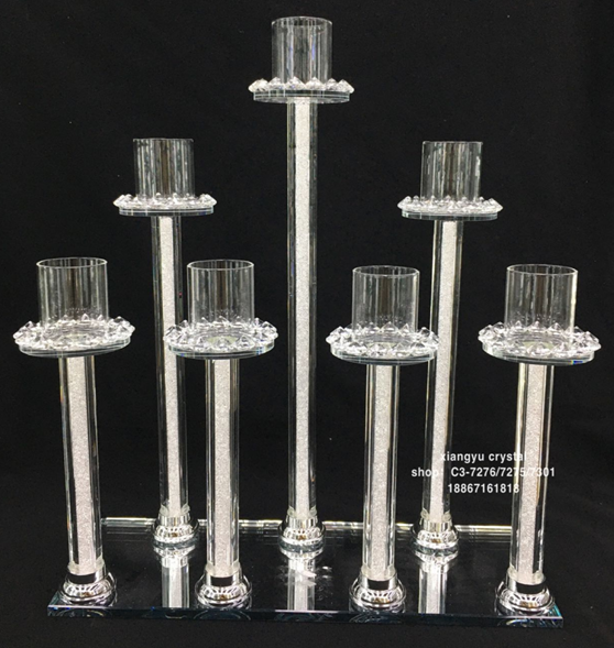 Glass Candle Stand 7 Section AAA-1
