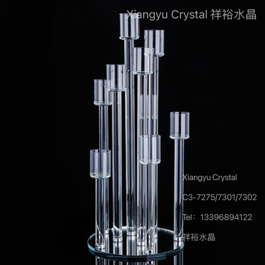 Glass Candle Stand 9 Section AAA-11