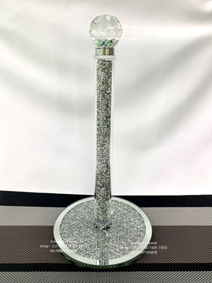 Paper Towel Crushed Crystal Holder AAA-24