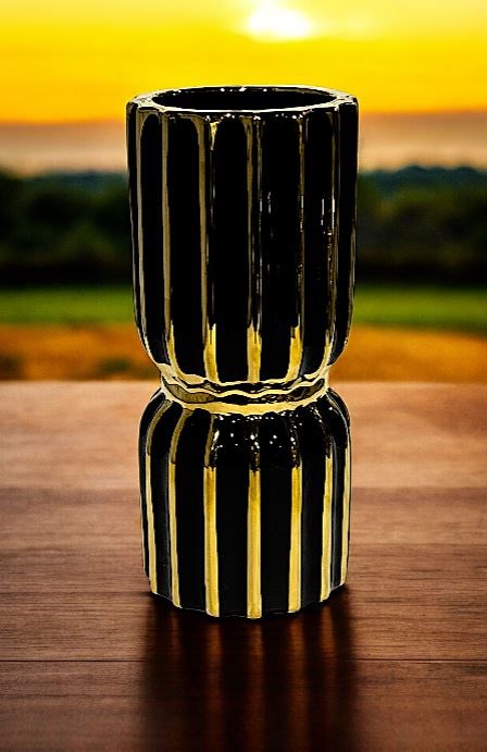 Black and Gold Vase