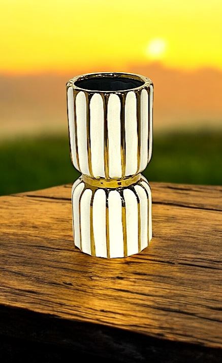 Black and Gold Vase