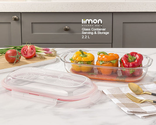 Oval Glass Container 2.2L 203335