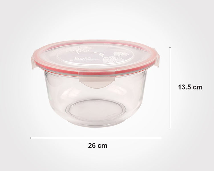 Glass Bowl With Lid 3L 207535