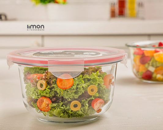 Glass Bowl With Lid 2L 207635