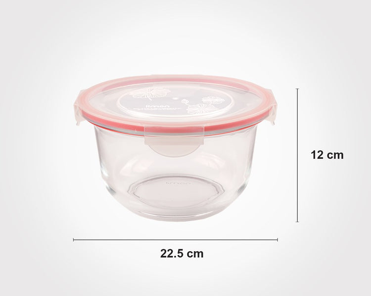 Glass Bowl With Lid 2L 207635