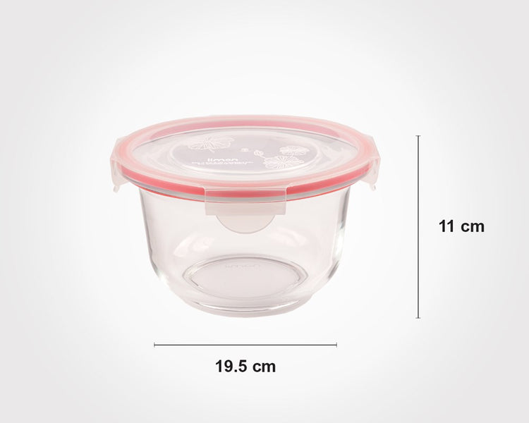 Glass Bowl With Lid 1.2L 207735