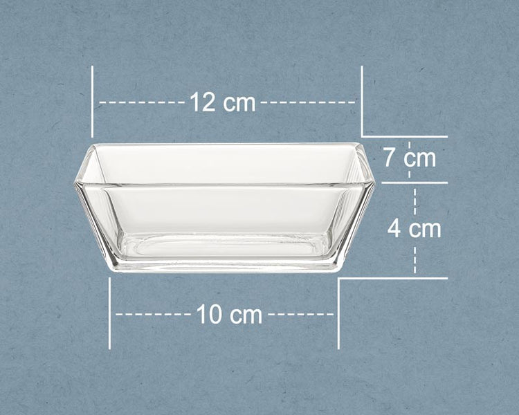 Rectangle Glass Bowl 209100