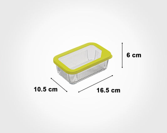 Glass Container With Lid 450mL 209900