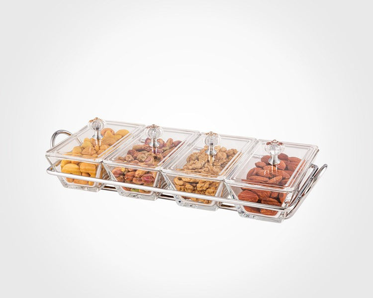 Snack Serving Tray 4pc 210500