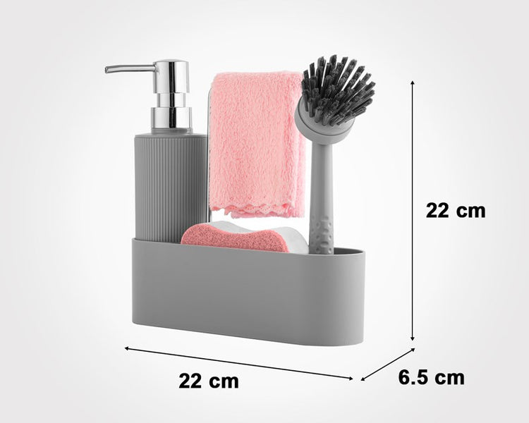 Circle Liquid Dispenser Set With Brush 330mL 212435