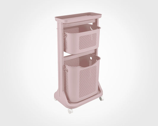 Laundry Basket 2 Tier 214135 (Knit Design)