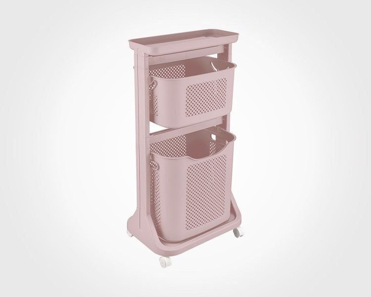 Laundry Basket 2 Tier 214135 (Knit Design)