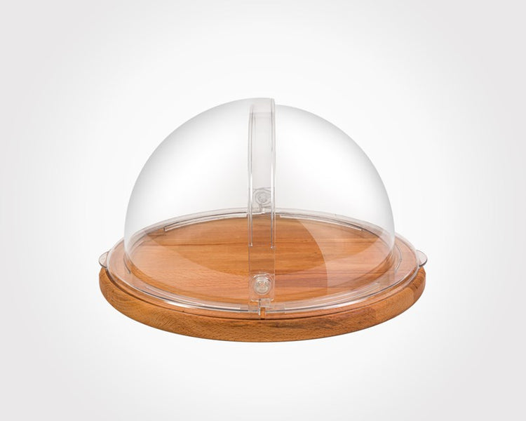 Wooden Tray With Rolling Top 217959