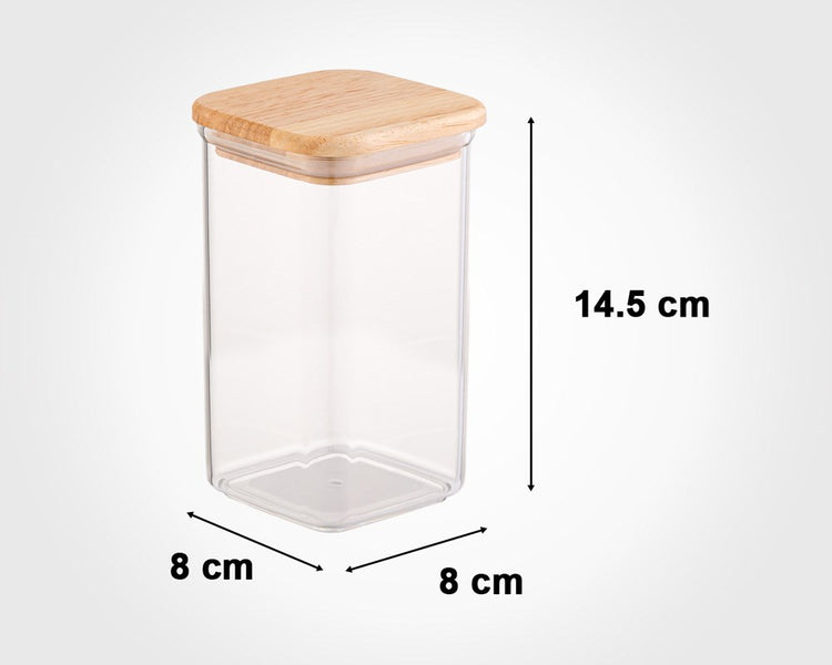 Spice Canister with Wooden Lid 219759 (500ML)