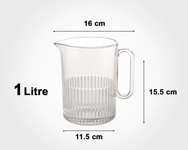 Glass water Jug - 1L 222800