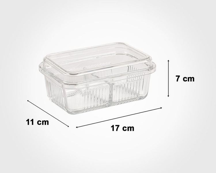 Divided Snack Tray With Lid 225600