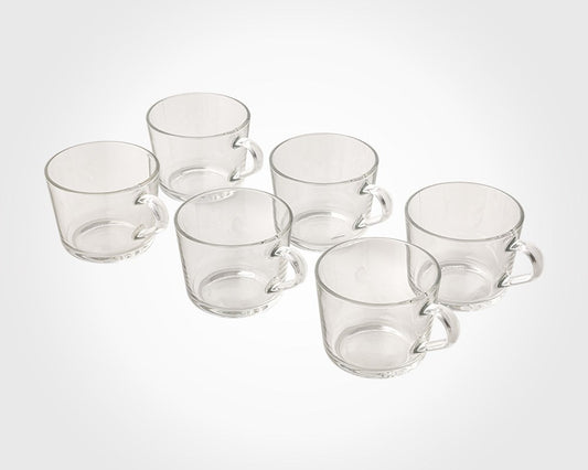 Glass Tea Cup 285cc - 6pc 228200
