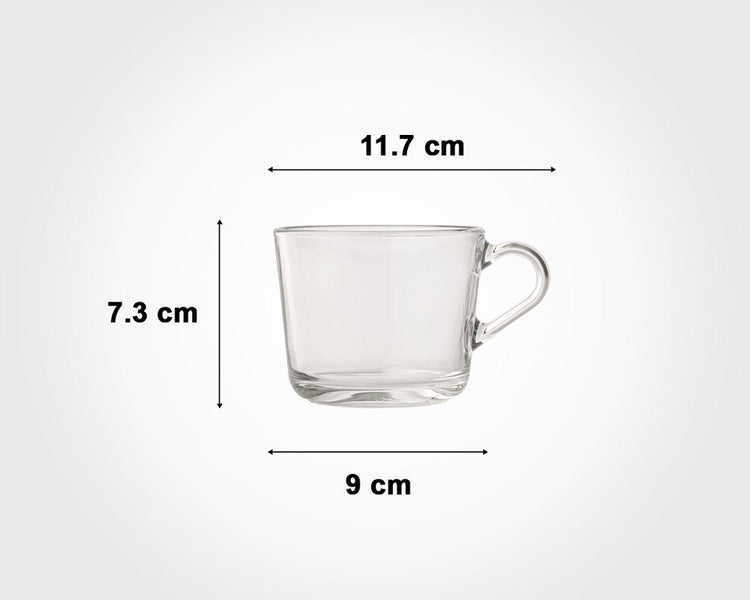 Glass Tea Cup 285cc - 6pc 228200