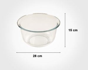 Glass Bowl 4L 229400