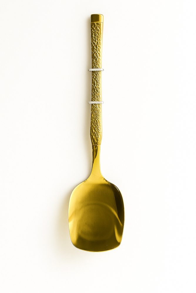 Stainless Steel Serving Spoon Gold 2331 802-11