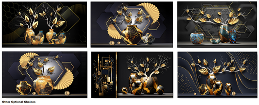 Framed Glass Painting 2825